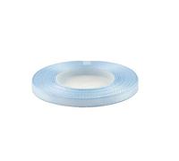 Butterfly Rouleau de ruban de satin de 32 m x 6 mm (099 bleu clair) - Ruban décoratif simple face pour mariage, baptême, décoration - 7 mm x 5 mm