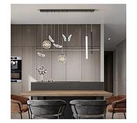Butterfly s for Dining Room Modern Creative Pendant Lights for The Kitchen Light Decoration Lamp Table Light Fixture (Color : A-black82CM Size : Threecolor) (B black82cm)