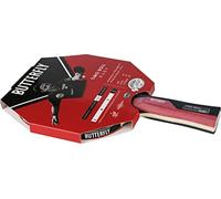 Butterfly Timo Boll Ruby Raquette de Tennis de Table | Revêtement Pan Asia certifié ITTF pour la compétition avec éponge de 1,8 mm | pour Joueurs de Clubs ambitieux