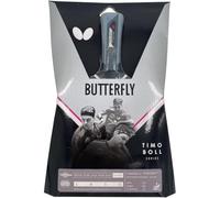 Butterfly Timo Boll Titanium Raquette de tennis de table | Revêtement Wakaba certifié ITTF pour compétition | Éponge de 2,0 mm | Joueurs professionnels entraînés