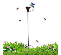Butterfly Watering Station Metal Garden Stake Nectar Feeder