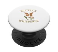 Butterfly Whisperer Native Plants Pollinator Garden PopSockets PopGrip Adhésif