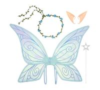 Butterfly Wings for Girls, Fairy Wings Set, Butterfly Fairy Wings for Girls, Halloween Cosplay Accessories, Role Play Props for Christmas Holiday Themed Party Wedding