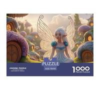 Butterfly Wings Princess 1000 Pcs Carton Premium Coffret De Puzzles Princess with Wings Stimulant Et Éducatif Jeu Familial Puzzles As Birthday Gifts 70x50cm/1000pcs