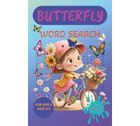 Butterfly Word Search Book: Word Search Book for girls, Easy to read print, 6x9 inches, Great gift for the holidays, vacation and downtime
