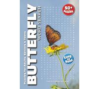 Butterfly Word Search Puzzle Book: Enjoy Word Searches on Themes Like Butterfly Species, Life Cycles, Garden Flowers, and More | 6x9 Inches, 110 Pages ... for Holidays, Travel, and Relaxing Downtime!