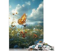 Butterflys Meadow Rest Puzzle 1000 Pièces Educa Jouet en Bois Cadeau Unique De l'art De La Décoration Jeu Éducatif Challenge Toy Adultes & Enfants des 14 Ans 1000pcs (40x28cm)
