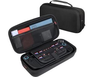 ButterFox Grand étui de transport pour Lenovo Legion Go 2 portable, compatible avec chargeur, poche pour grande batterie 65 W - Noir