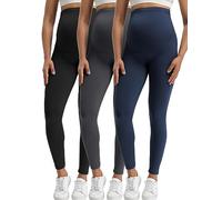 Buttergene Leggings de maternité pour Femme avec contrôle du Ventre - Tenue Active - pour entraînement et Yoga, Taille XL