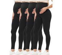 Buttergene Leggings de maternité pour Femme avec contrôle du Ventre - Tenue Active - pour entraînement et Yoga, Taille L