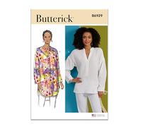 Butterick B6929B5 Haut et tunique pour femme B5 (36-38-40-42-44)