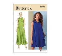BUTTERICK Paper Pattern B6994U5 Patron de robe pour femme en deux longueurs U5 (44-46-48-50-52)