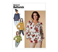 Butterick Patron de couture 6632 (E5) - Haut pour femme 42-50 B6632E5 42-50