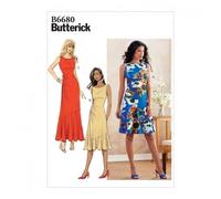 Butterick Patron de couture 6680 robes A5 (34-36-38-40-42)