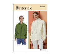 BUTTERICK Patron de couture B7008U5 Vestes pour femme U5 (44-46-48-50-52)