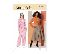 BUTTERICK Patron de couture B7012K5 pour veste, jupe et pantalon pour femme K5 (36-38-40-42-44)