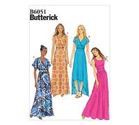 Butterick Patron de Robe pour Femme, Blanc, B5 (36-38-40-42-44)