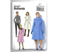 Butterick Patterns 6497 F5 Patrons de Veste et Manteau Miss Petite Tailles 42-52 Tissu Multicolore 17 x 0,5 x 22 cm