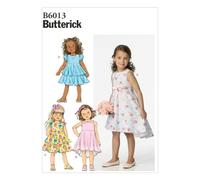 Butterick Patterns 6013CDD Patron de Couture Robe pour Fille