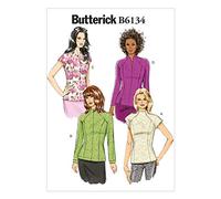 Butterick Patterns 6134 Tailles 6/8/10 Format A5 Patron de Couture Haut pour Femme