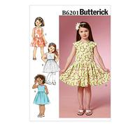 Butterick Patterns 6201 CL, Robe pour Enfants/Filles Tailles 36-7-38
