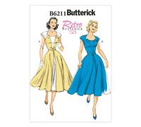 Butterick Patron 6211 – Robe et Ceinture pour Femme Tailles 42 à 46 à 56