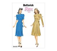 Butterick Patterns 6485 E5 Patron de Couture Robes pour Femme, Multicolore, Tailles 14-22