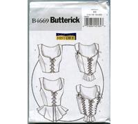 Butterick Patterns B4669 Patrons de Corset Blanc Taille EE 42 à 48