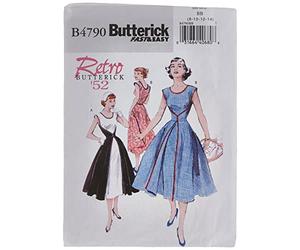 Butterick Patterns B4790 Patron de Robe Blanc Tailles 36/38/40/42