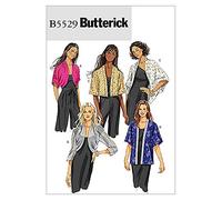 Butterick Patterns b5529 Y XS-Small-Medium Patrons pour Femme, Lot de 1, Blanc