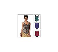 Butterick Patrons de corsets B5662 Femme Blanc Taille EE 42–48