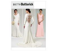 Butterick Patterns B5779 Patrons de Robes pour Femme Blanc Tailles 32 à 40