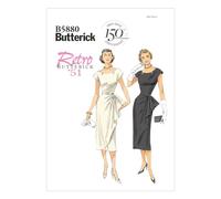 Butterick Patterns B5880 Patron de Robe et Ceinture Blanc Taille E5 42 à 44 46 48 50