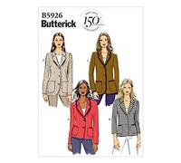 Butterick Patterns B5926 16-18-20-22-24 Robes pour Femme pour Femme, Blanc