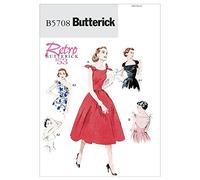 Butterick Patterns The mccall Pattern Company b5708 butterick Patron de Robe Blanc Tailles 42/44/46/48/50