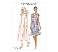 Butterick Vogue Patterns Patrons de Robes en Lin pour Femme Multicolore 15 x 0,5 x 22 cm
