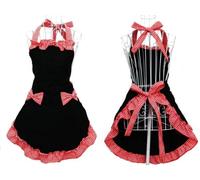 Butterme Mode Princesse Style coton tablier cuisine ensemble Tablier avec poches Conception pour cuisson chef de cuisine Serveuse