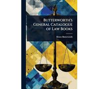 Butterworth's General Catalogue of Law Books