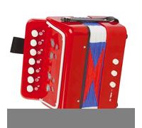 Button Accordion for Kids - Children’s Music Instrument, Educational Toy | Lightweight Accordion Toy with 7 Buttons, Portable Mini Keyboard for todlers, Fun Musical Activity for Learning at Home, SCH