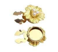 Button Amsterdam Lot de 2 couvre-boutons décoratifs en nacre en forme de pour femme