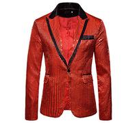 Button Costume Veste Charme One Casual Sequin Party Coat Hommes vêtements et Vestes pour Hommes Veste Western Homme
