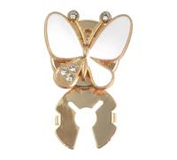 Button Covers for Blouses - Fashion Butterfly DIY Crafting Accessories, Rhinestone Decorative Button Caps for Sewing, Dress Embellishment | Women Clothing Blouses Tuxedo Attire, Handmade Jewelry Style