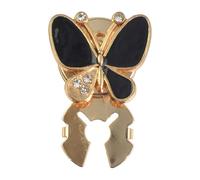 Button Covers for Blouses - Fashion Butterfly DIY Crafting Accessories, Rhinestone Decorative Button Caps for Sewing, Dress Embellishment | Women Clothing Blouses Tuxedo Attire, Handmade Jewelry Style