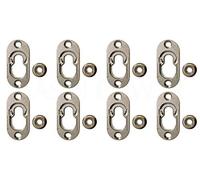 Button Fix Support fixe en métal de type 1 avec ressort de maintien en acier inoxydable pour panneaux ignifuges, intérieurs marins, vibration et choc testé x8