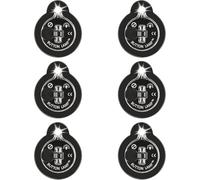 BUTTON LAMP Adhesive LEDs Light Package - Lightweight, Ultra Small, Ultra Bright LED Utility Lights - 6 Pack (BL-6885)