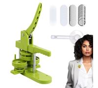 Button-Maker-Maschine, Button-Press-Maschine,Manueller, Abnehmbarer Stiftschneider Mit Kreisschneider | Installation freie Pressmaschine Zum Selbermachen Mit 100 Stück Knopfteilen Für Anstecknadel-