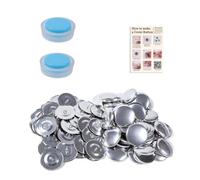 Button Making Kit, Round Aluminum Sewing Accessories With Compact Design | Smooth Aluminum Pieces Easy Craft Assembly Compact Size Creative Sewing Supply Supports Clothing Repairs DIY Projects Handmad