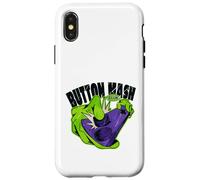 Button Mash Club Retro Gaming Arcade Player Jeu vidéo Coque pour iPhone X/XS