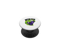 Button Mash Club Retro Gaming Arcade Player Video Game PopSockets PopGrip Adhésif