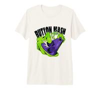 Button Mash Club Retro Gaming Arcade Player Video Game T-Shirt Haut de Gamme